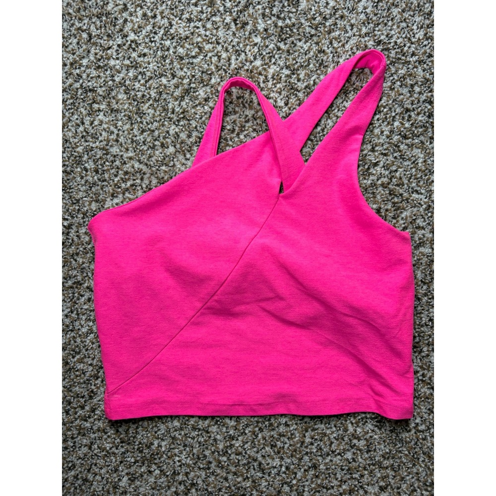 NEW Beyond Yoga Spacedye Cropped Tank Medium Lost Your Mind One Shoulder Cutout